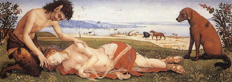 A Satyr Mourning over a Nymph, Piero di Cosimo